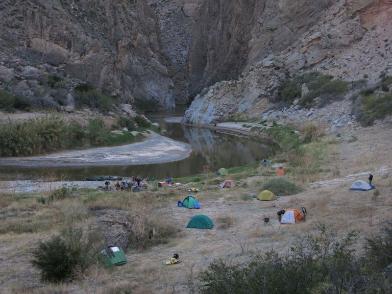 River campsite